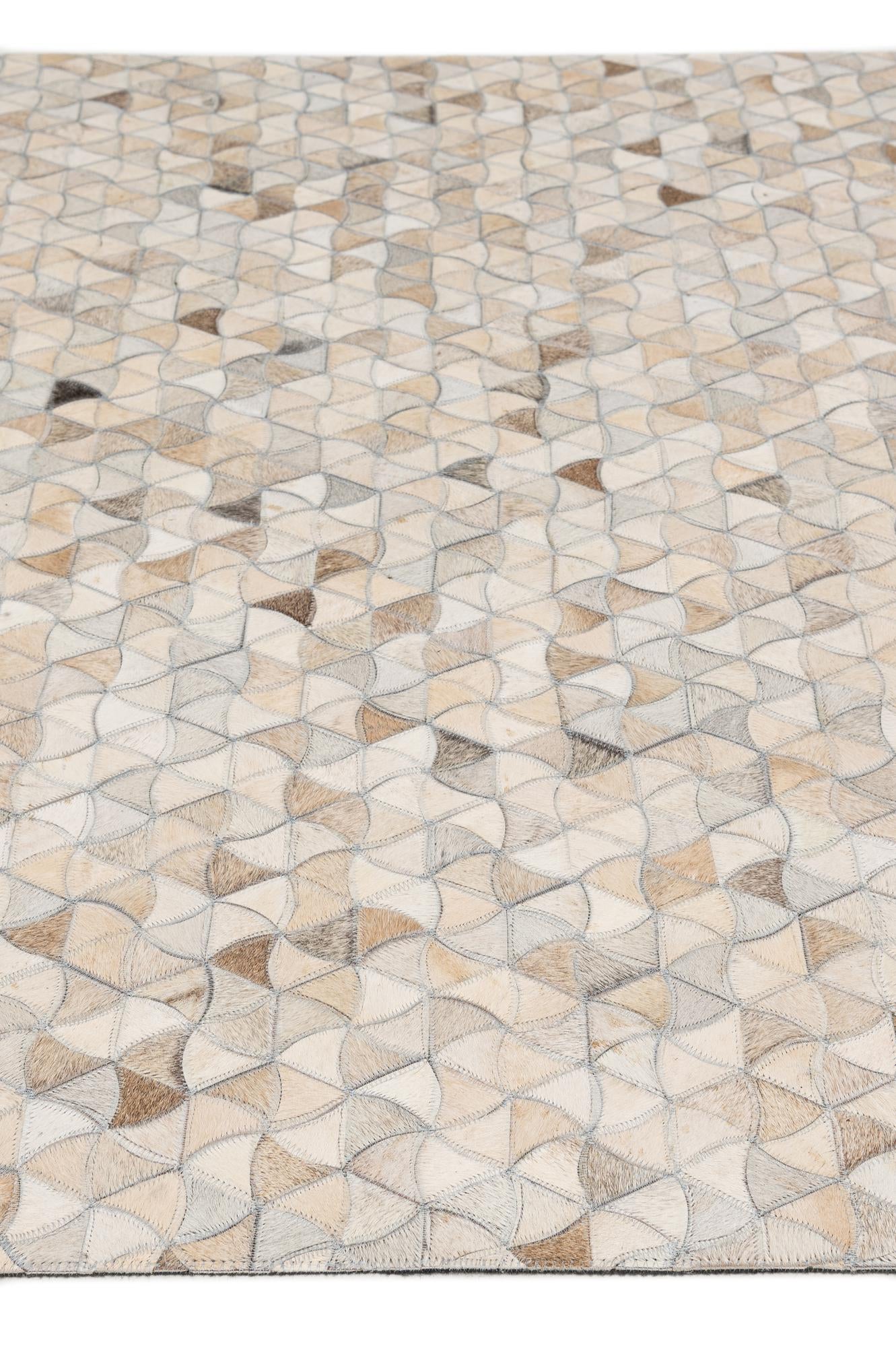 4' 11 x 7' 11 Cowhide - Patchwork Rug