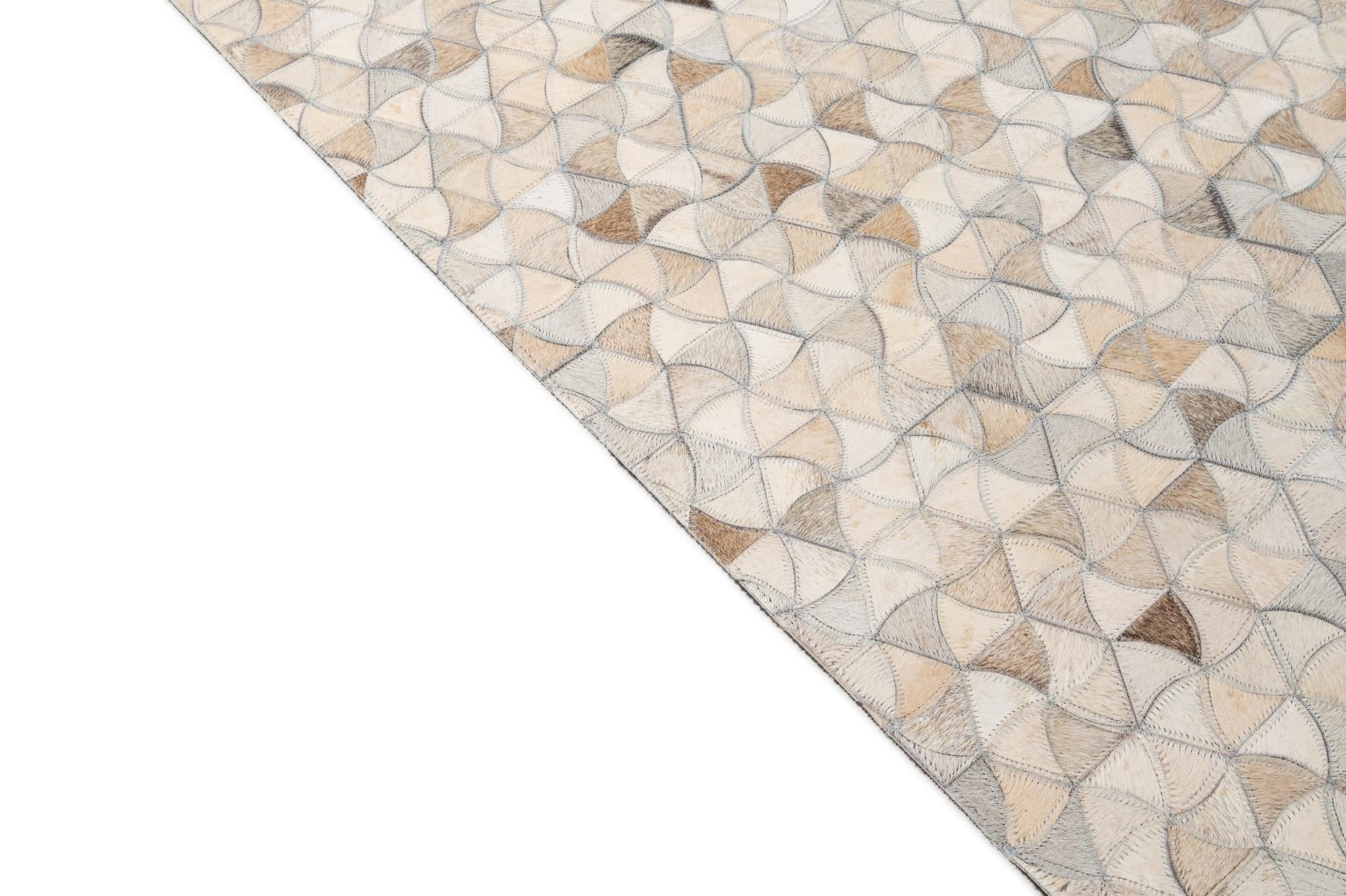 4' 11 x 7' 11 Cowhide - Patchwork Rug