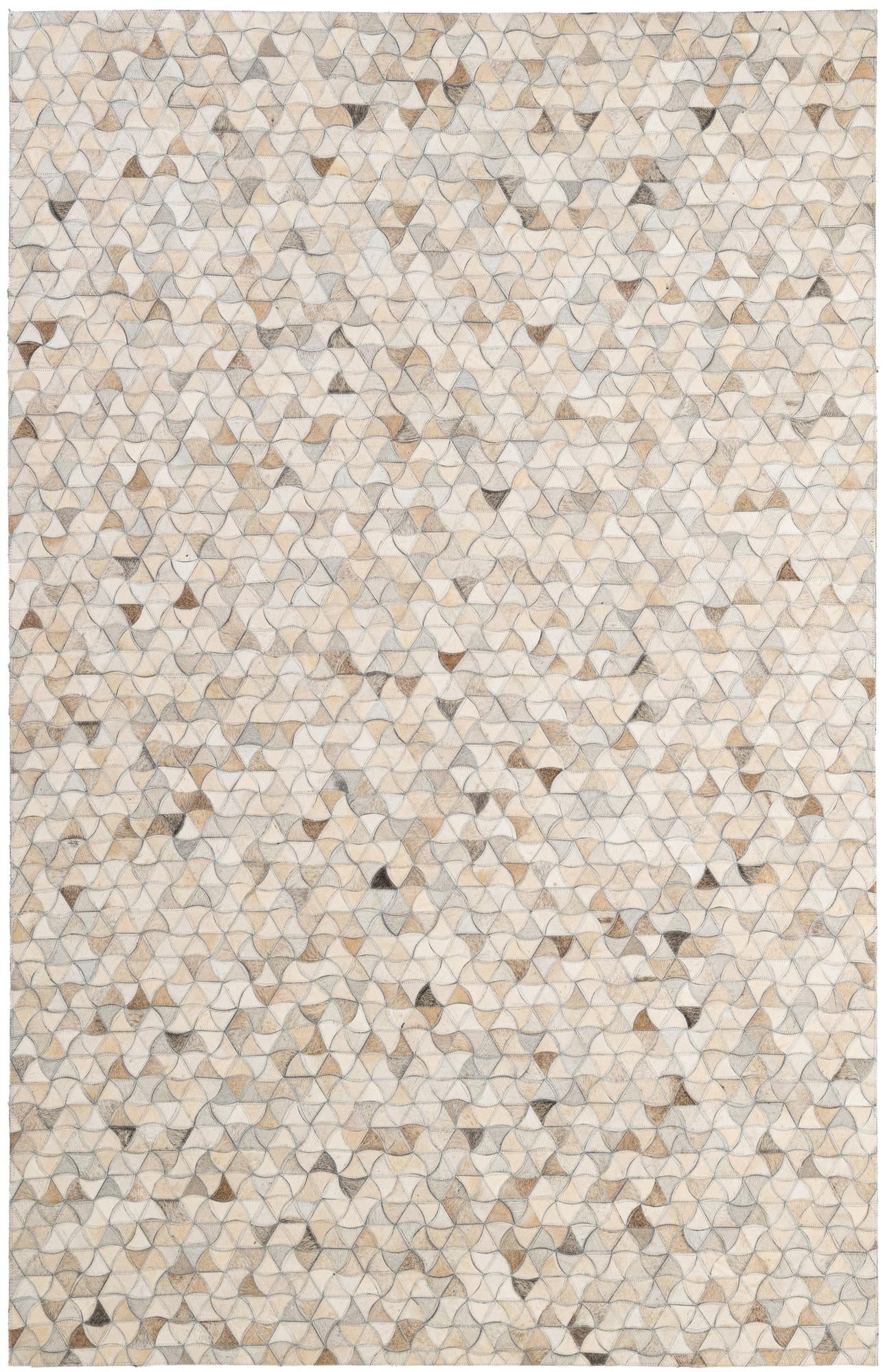 4' 11 x 7' 11 Cowhide - Patchwork Rug