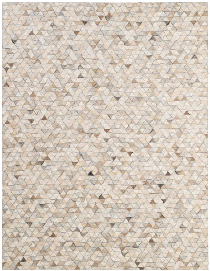 Detail image of 4' 11 x 7' 11 Cowhide - Patchwork Rug