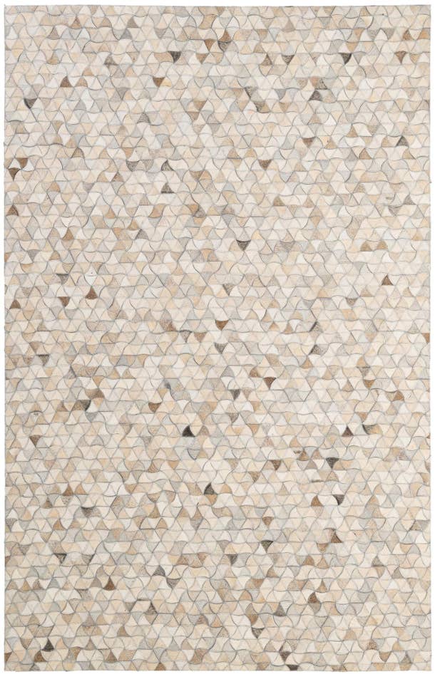 Detail image of 4' 11 x 7' 11 Cowhide - Patchwork Rug