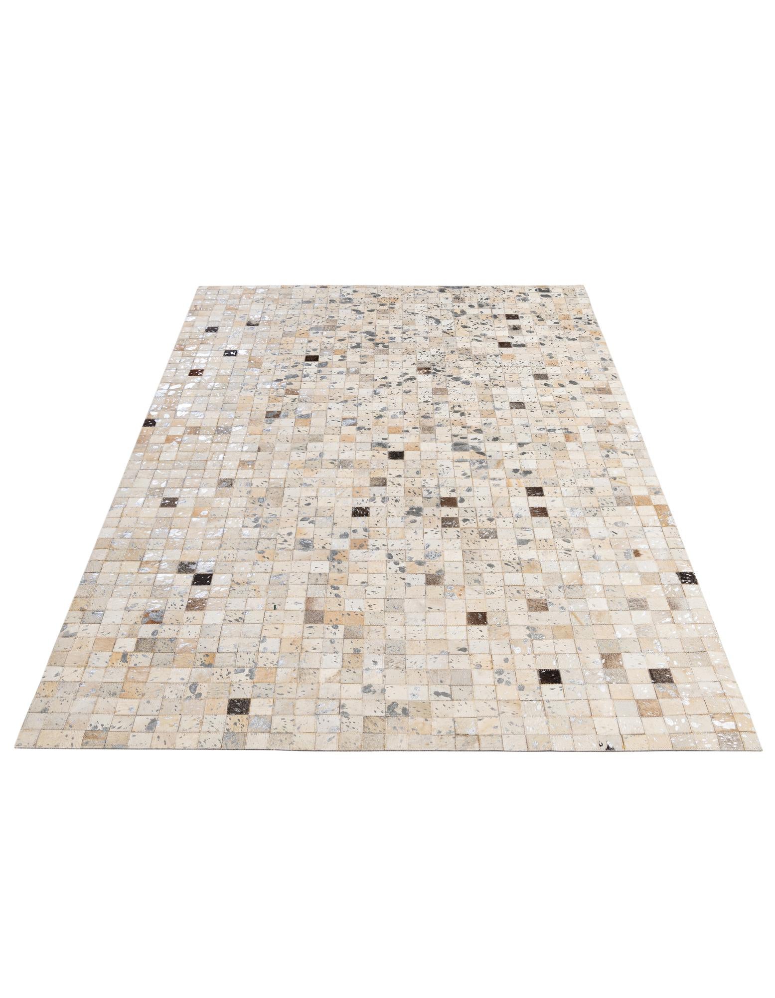 5' 1 x 8' Cowhide - Patchwork Rug