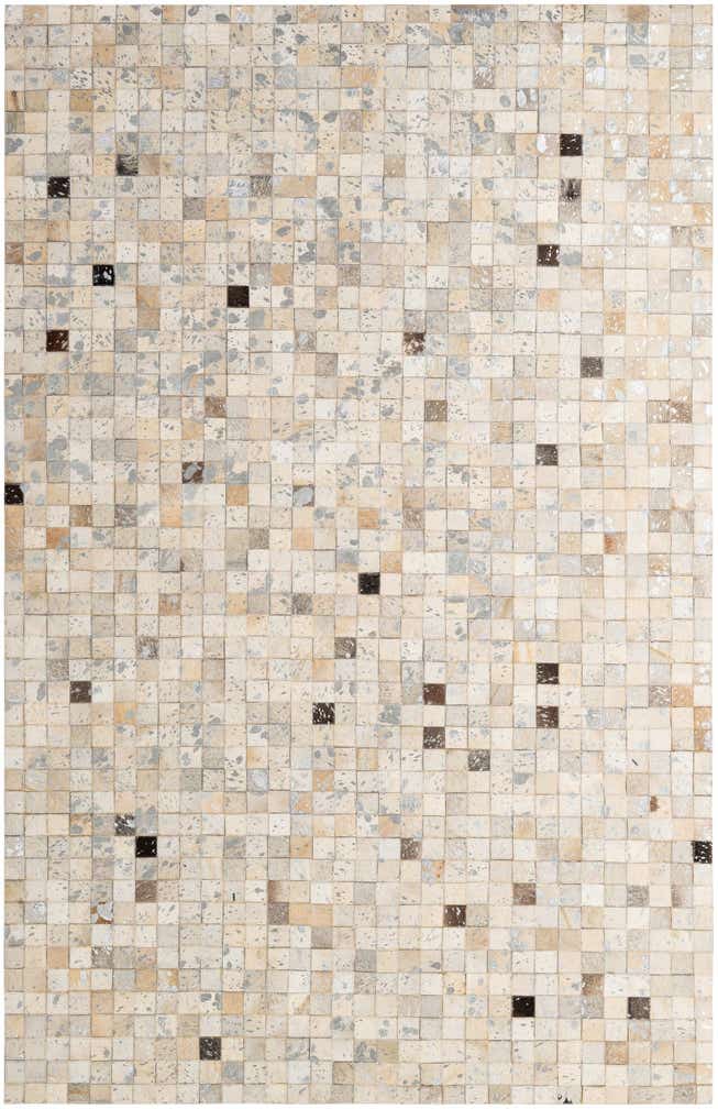 5' 1 x 8' Cowhide - Patchwork Rug