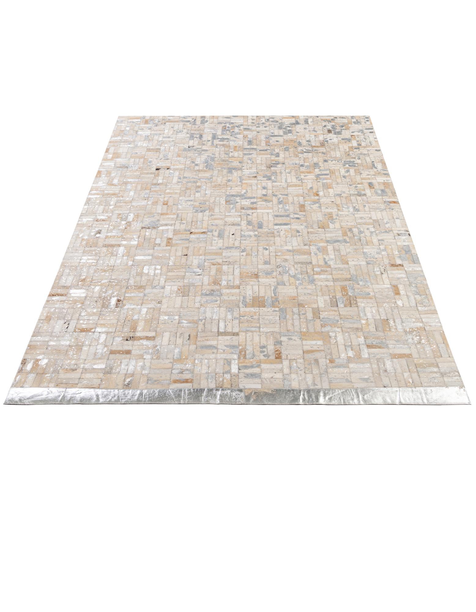 4' 11 x 8' Cowhide - Patchwork Rug
