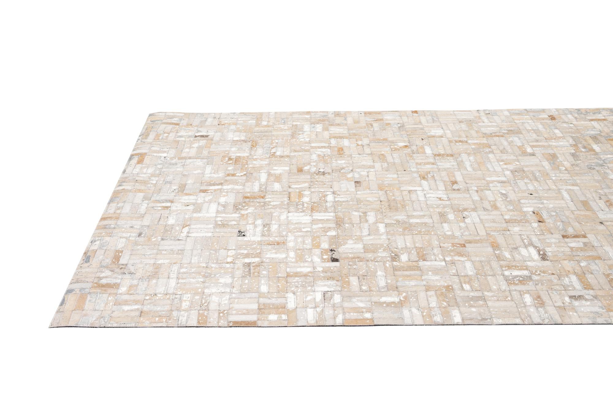 4' 11 x 8' Cowhide - Patchwork Rug
