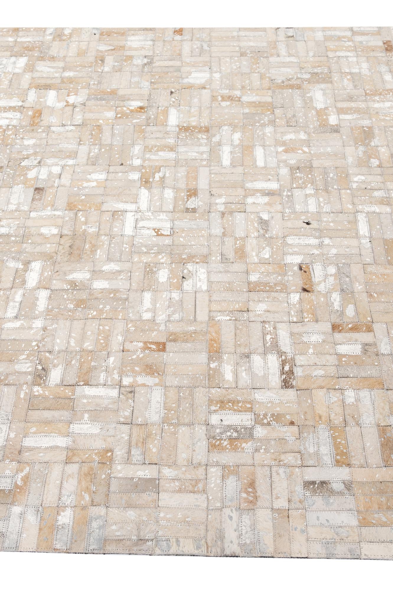4' 11 x 8' Cowhide - Patchwork Rug