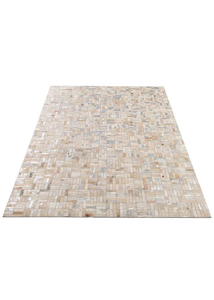 4' 11 x 7' 9 Cowhide - Patchwork Rug
