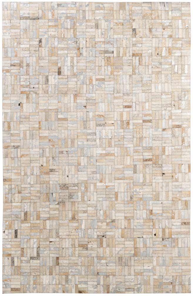 4' 11 x 7' 9 Cowhide - Patchwork Rug