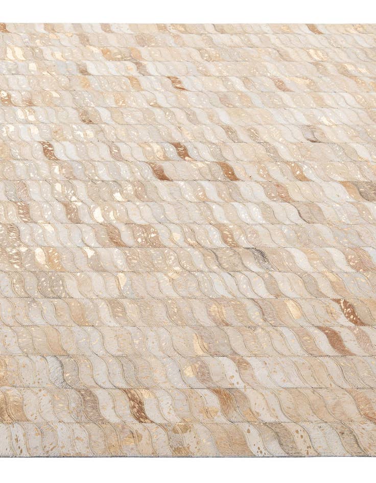 Detail image of 5' x 8' Cowhide - Patchwork Rug