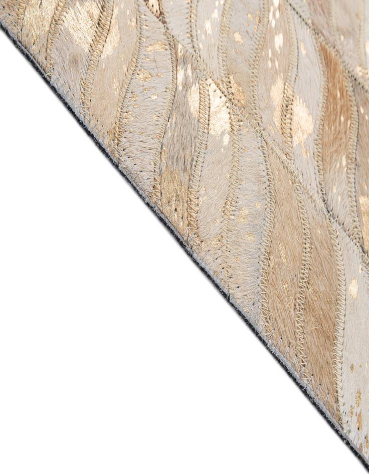 Detail image of 5' x 8' Cowhide - Patchwork Rug