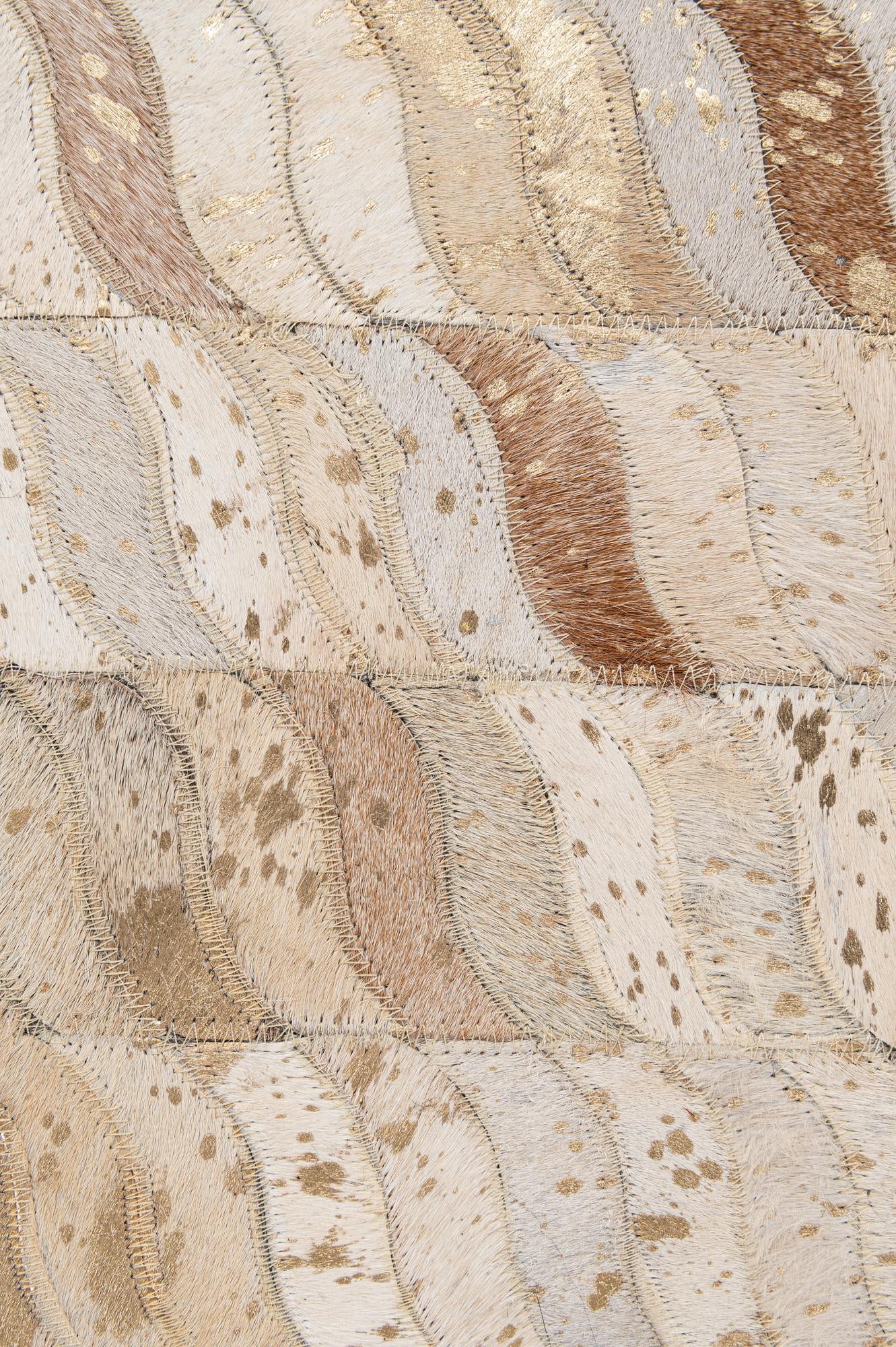 5' x 8' Cowhide - Patchwork Rug