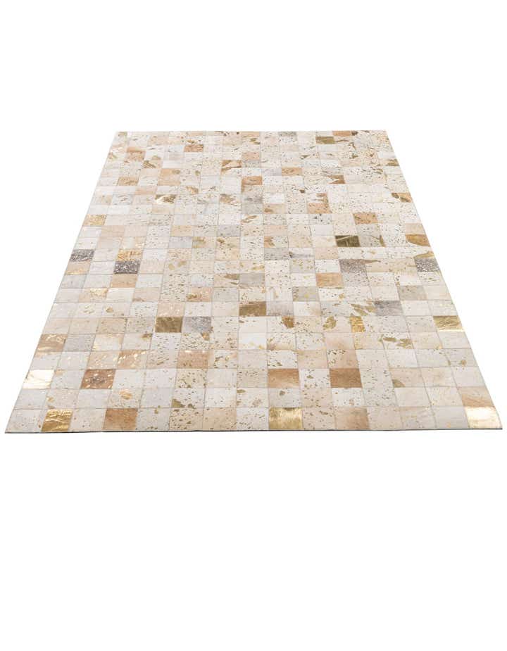 5' x 7' 10 Cowhide - Patchwork Rug