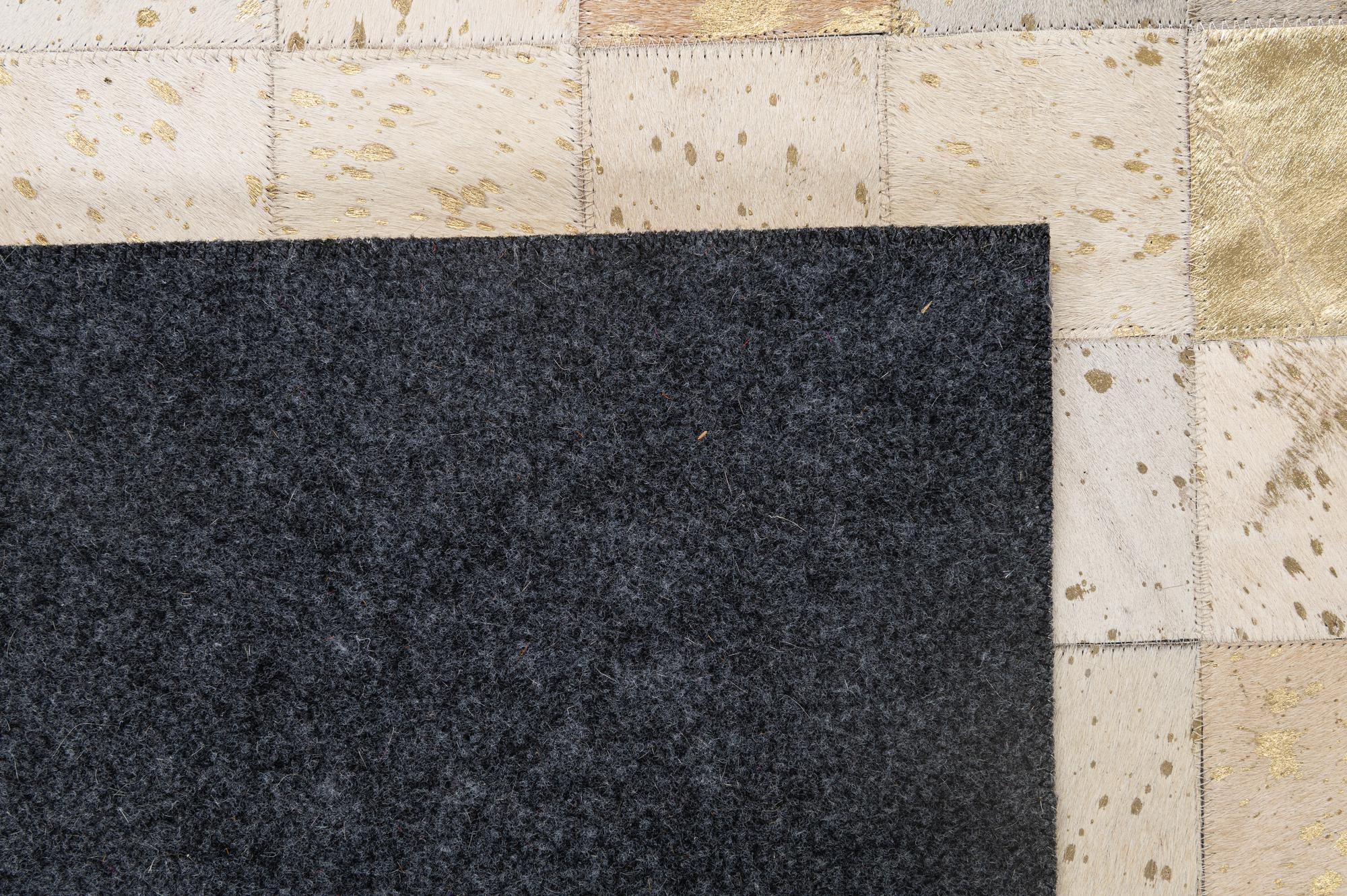 5' x 7' 10 Cowhide - Patchwork Rug