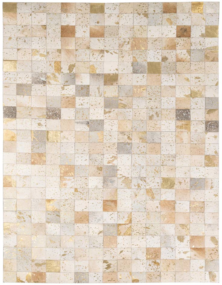 Detail image of 5' x 7' 10 Cowhide - Patchwork Rug