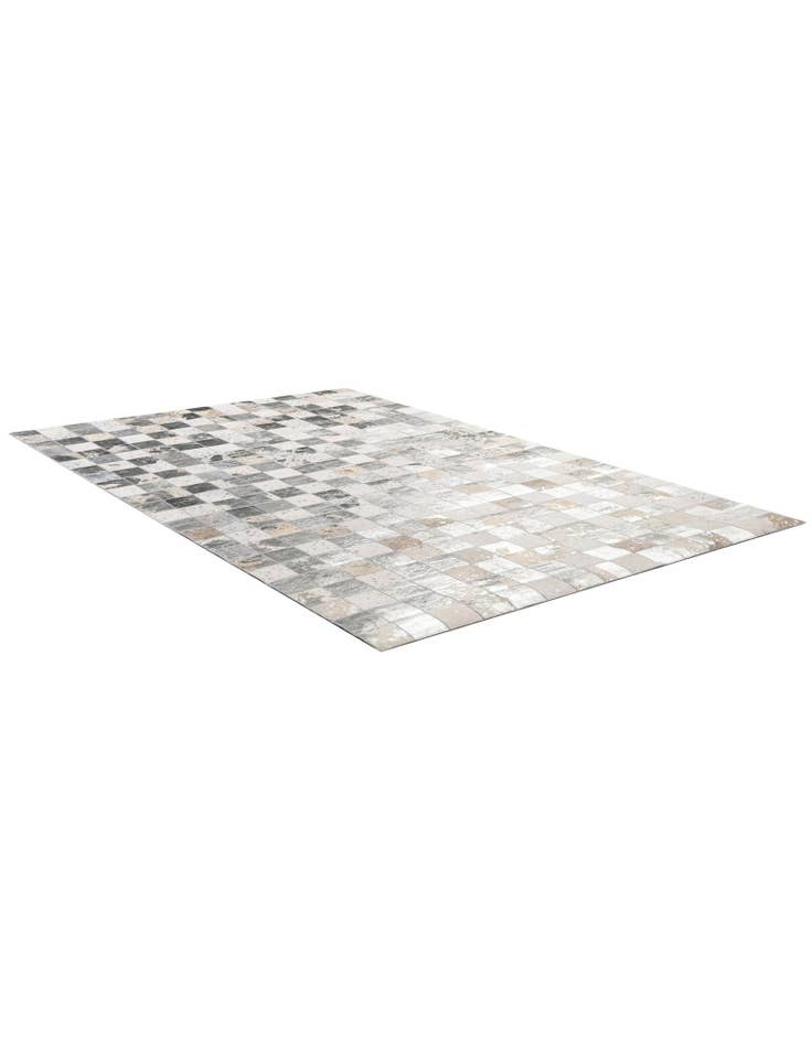 Detail image of 5' x 7' 11 Cowhide - Patchwork Rug