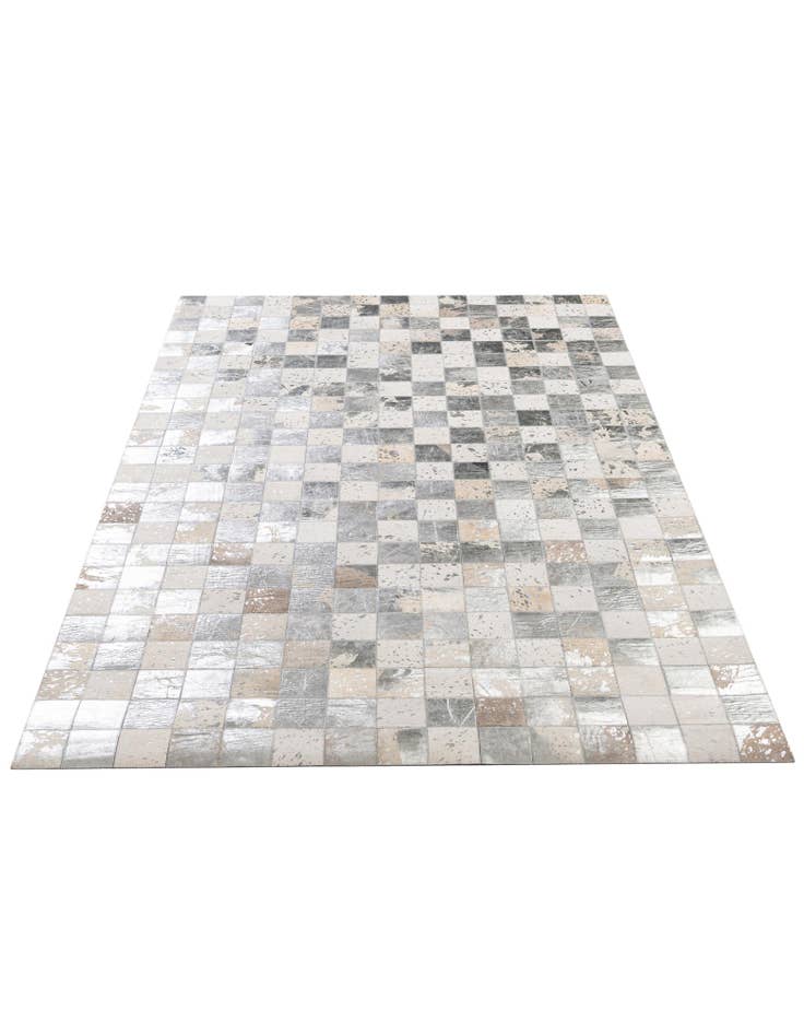 Detail image of 5' x 7' 11 Cowhide - Patchwork Rug