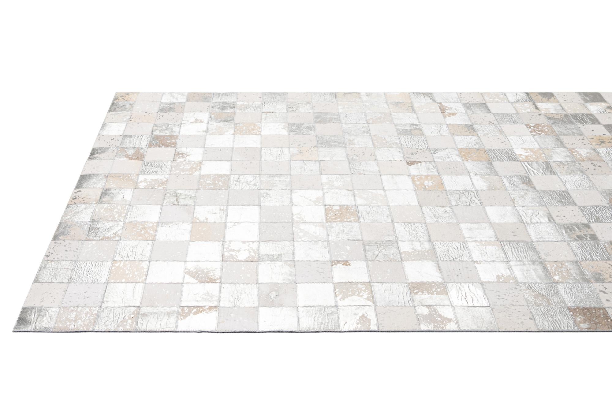 5' x 7' 11 Cowhide - Patchwork Rug