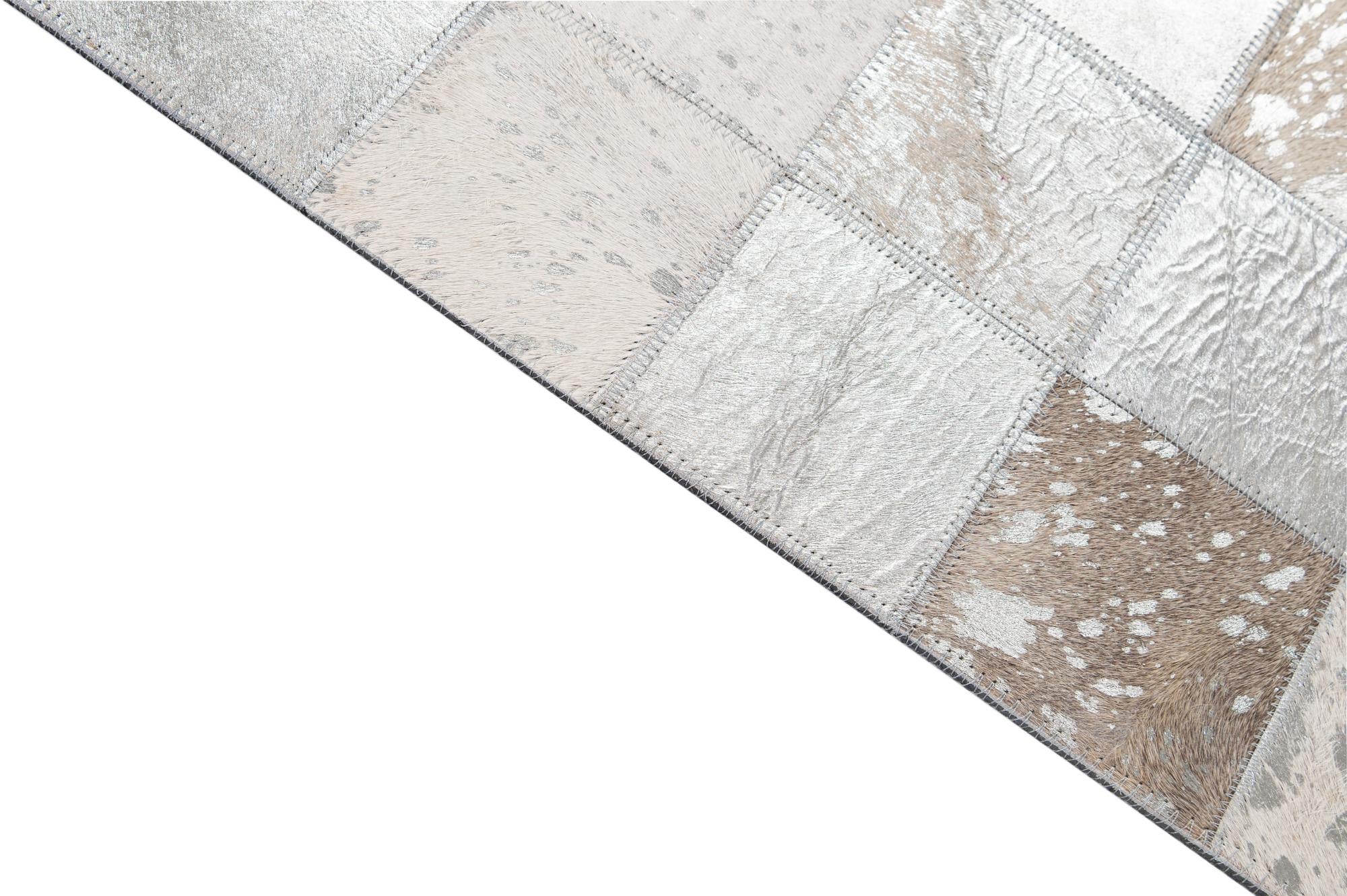 5' x 7' 11 Cowhide - Patchwork Rug