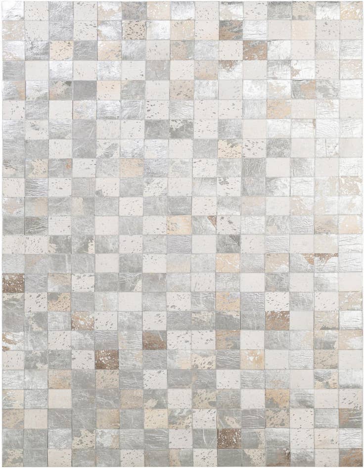 Detail image of 5' x 7' 11 Cowhide - Patchwork Rug
