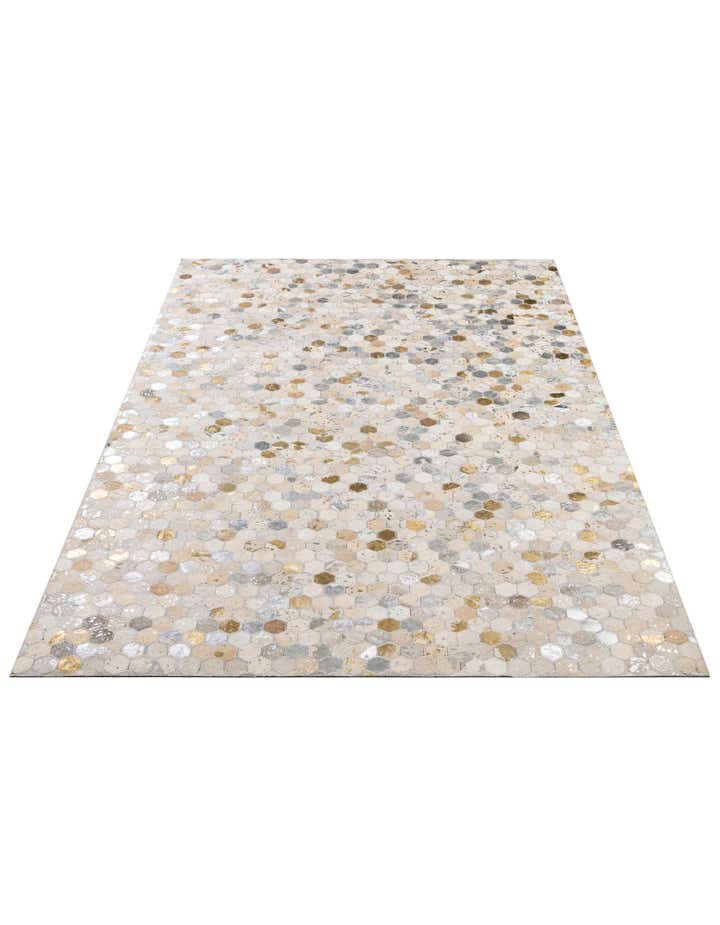 5' 1 x 8' 1 Cowhide - Patchwork Rug