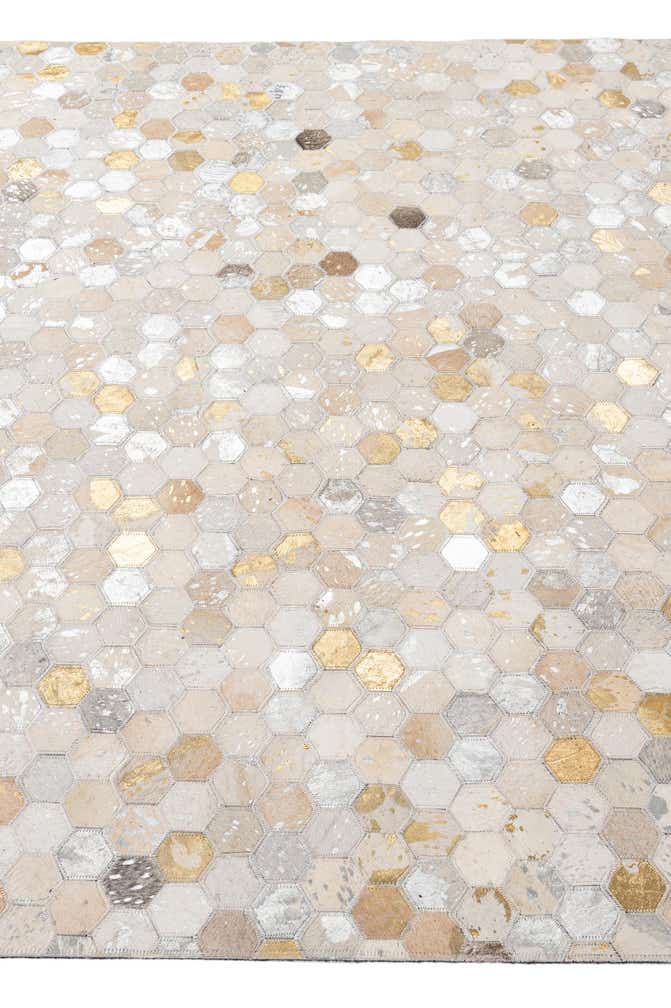 5' 1 x 8' 1 Cowhide - Patchwork Rug