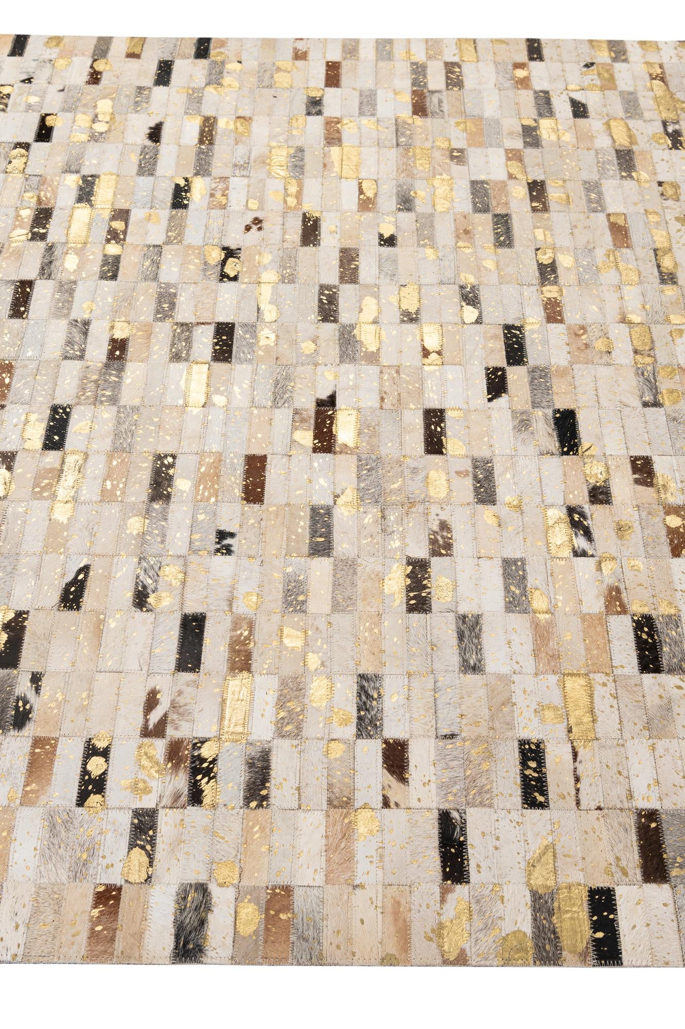 4' 11 x 7' 11 Cowhide - Patchwork Rug