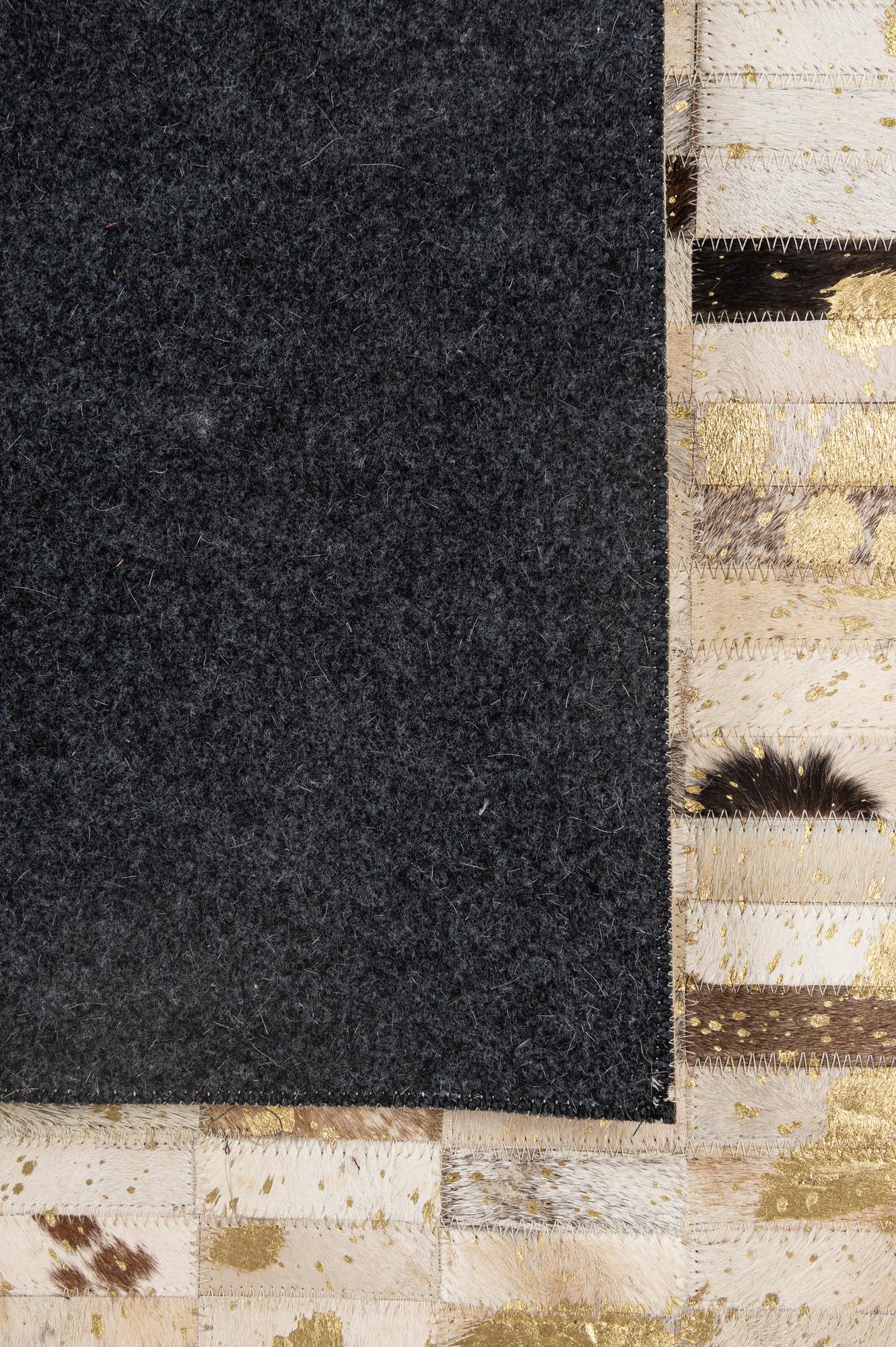4' 11 x 7' 11 Cowhide - Patchwork Rug