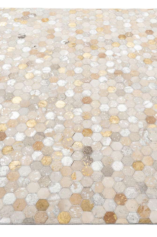 5' 1 x 8' Cowhide - Patchwork Rug