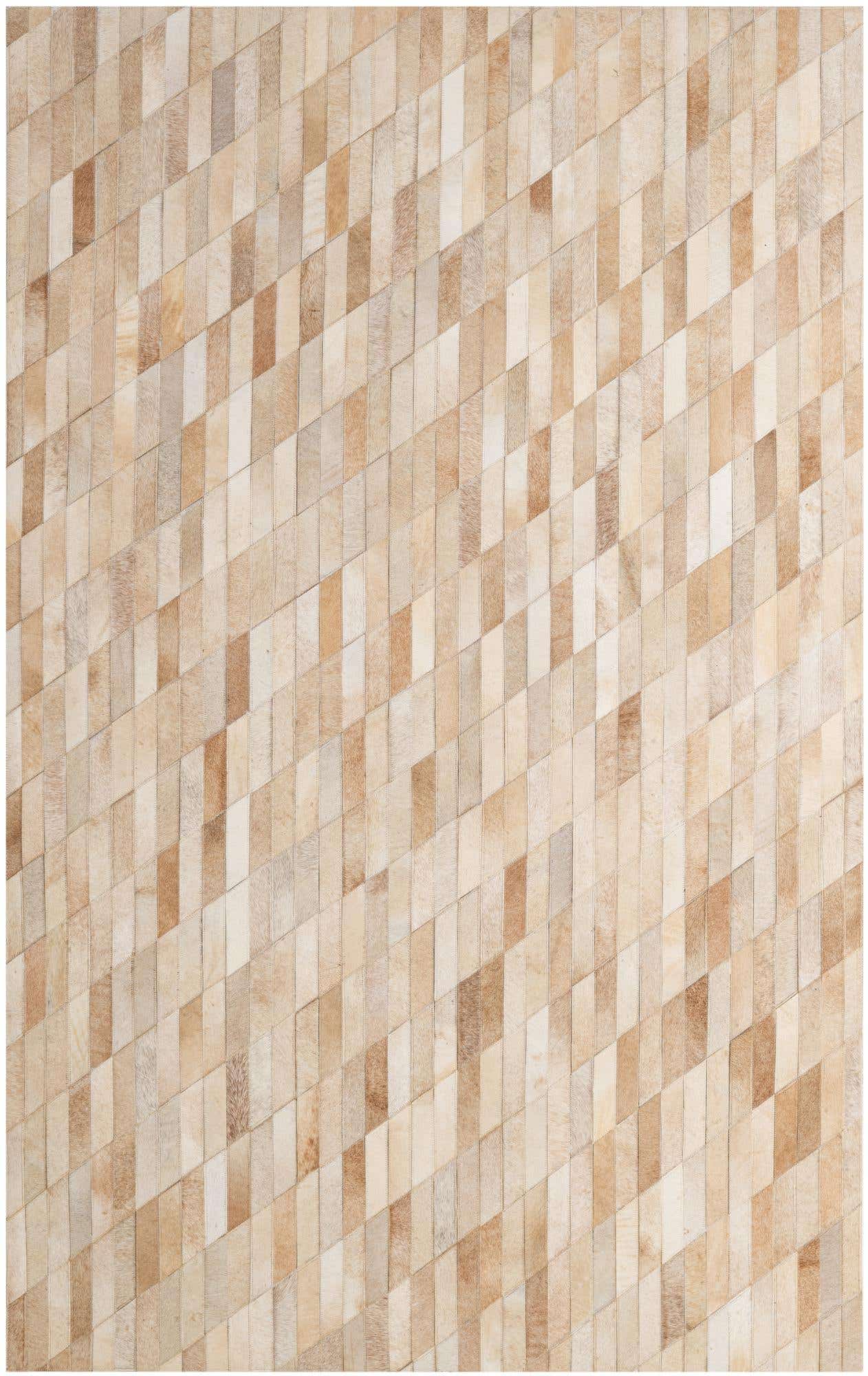5' 1 x 7' 11 Cowhide - Patchwork Rug
