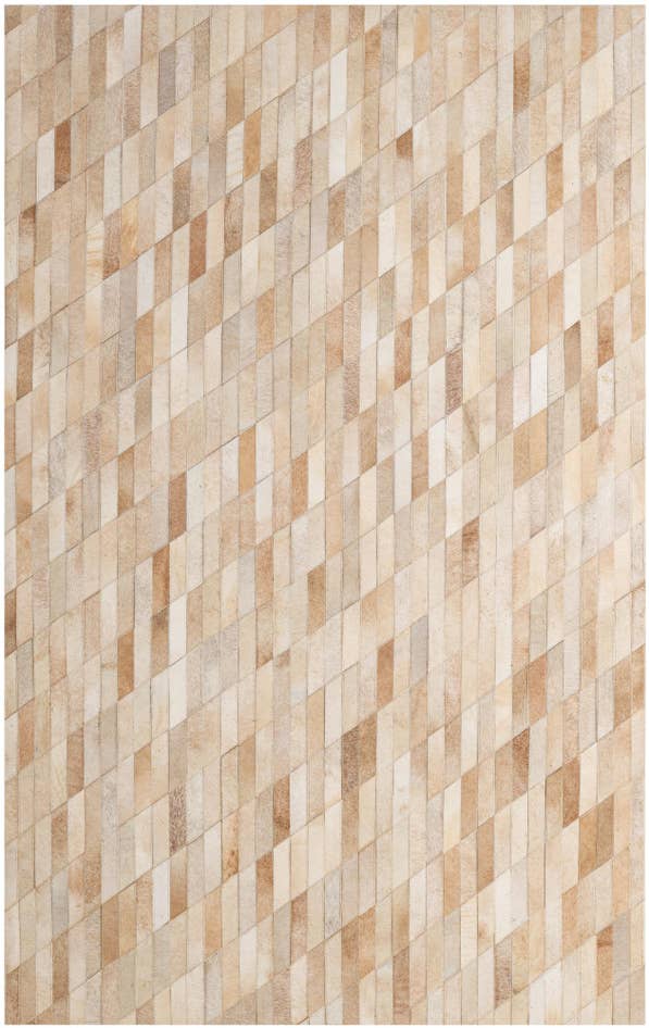 Detail image of 5' 1 x 7' 11 Cowhide - Patchwork Rug