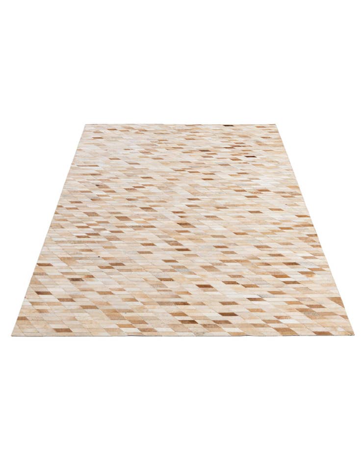 Detail image of 5' 1 x 7' 11 Cowhide - Patchwork Rug