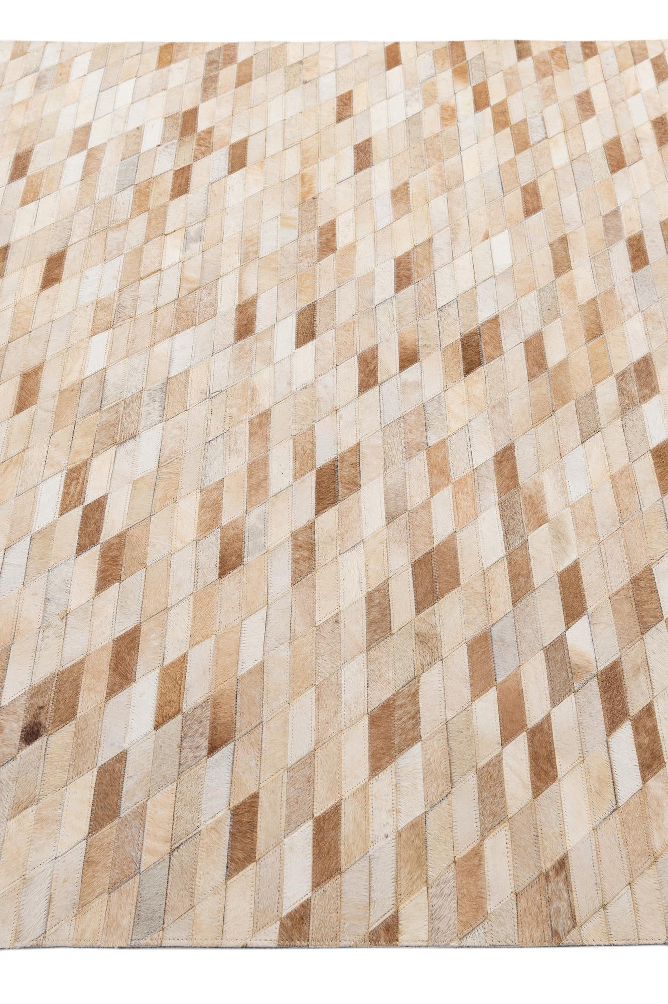 5' 1 x 7' 11 Cowhide - Patchwork Rug