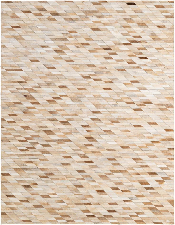 Detail image of 5' 1 x 7' 11 Cowhide - Patchwork Rug