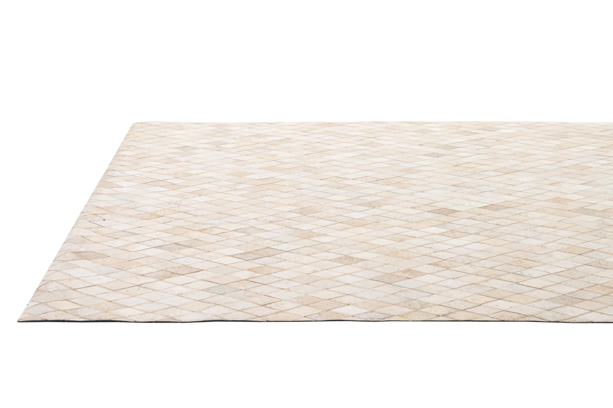 5' 1 x 8' 2 Cowhide - Patchwork Rug
