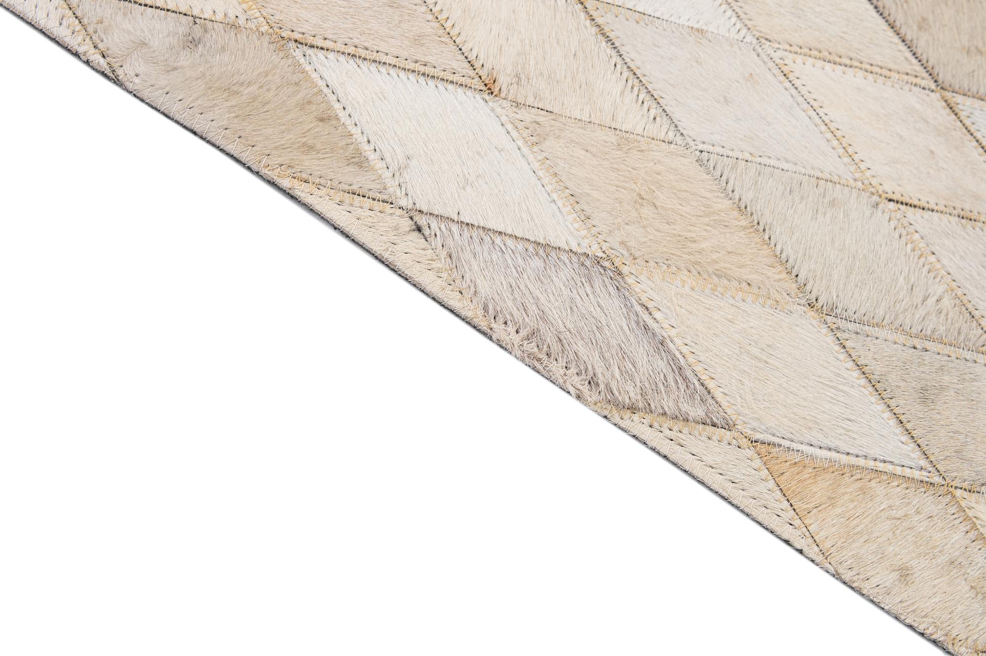 5' 1 x 8' 2 Cowhide - Patchwork Rug
