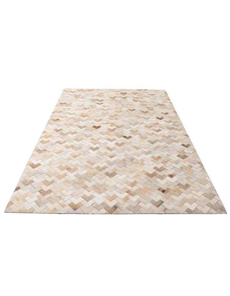 Detail image of 5' x 8' Cowhide - Patchwork Rug