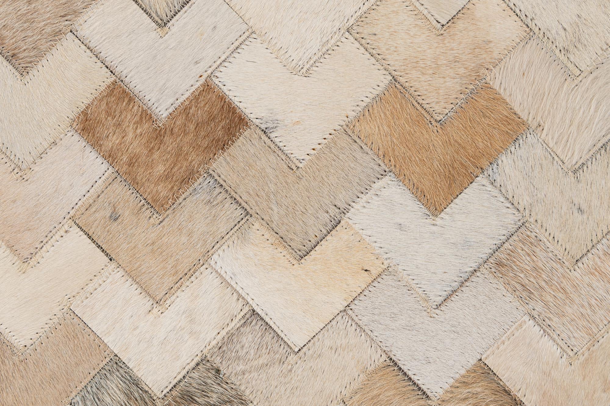 5' x 8' Cowhide - Patchwork Rug