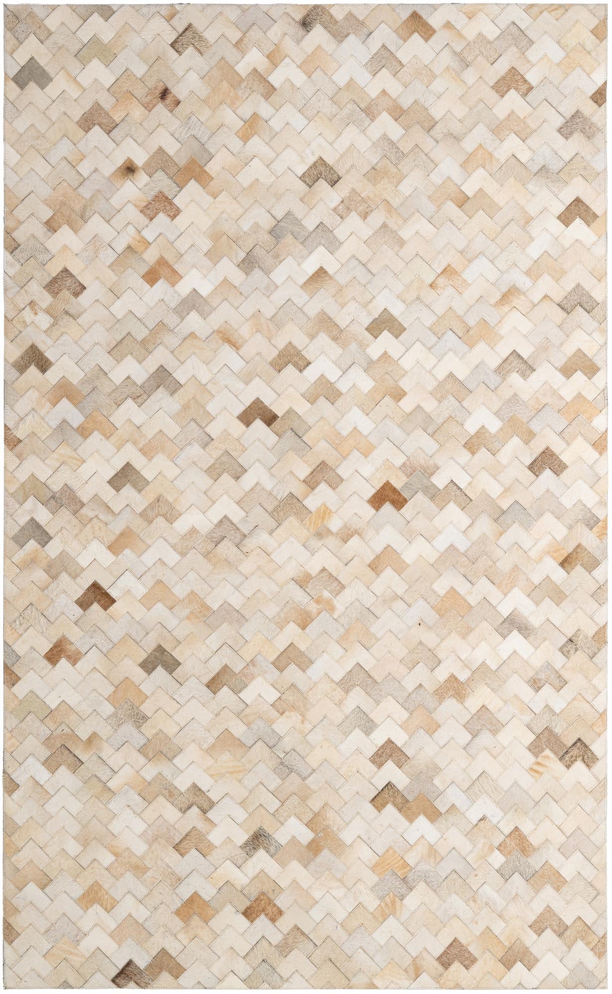 5' x 8' Cowhide - Patchwork Rug