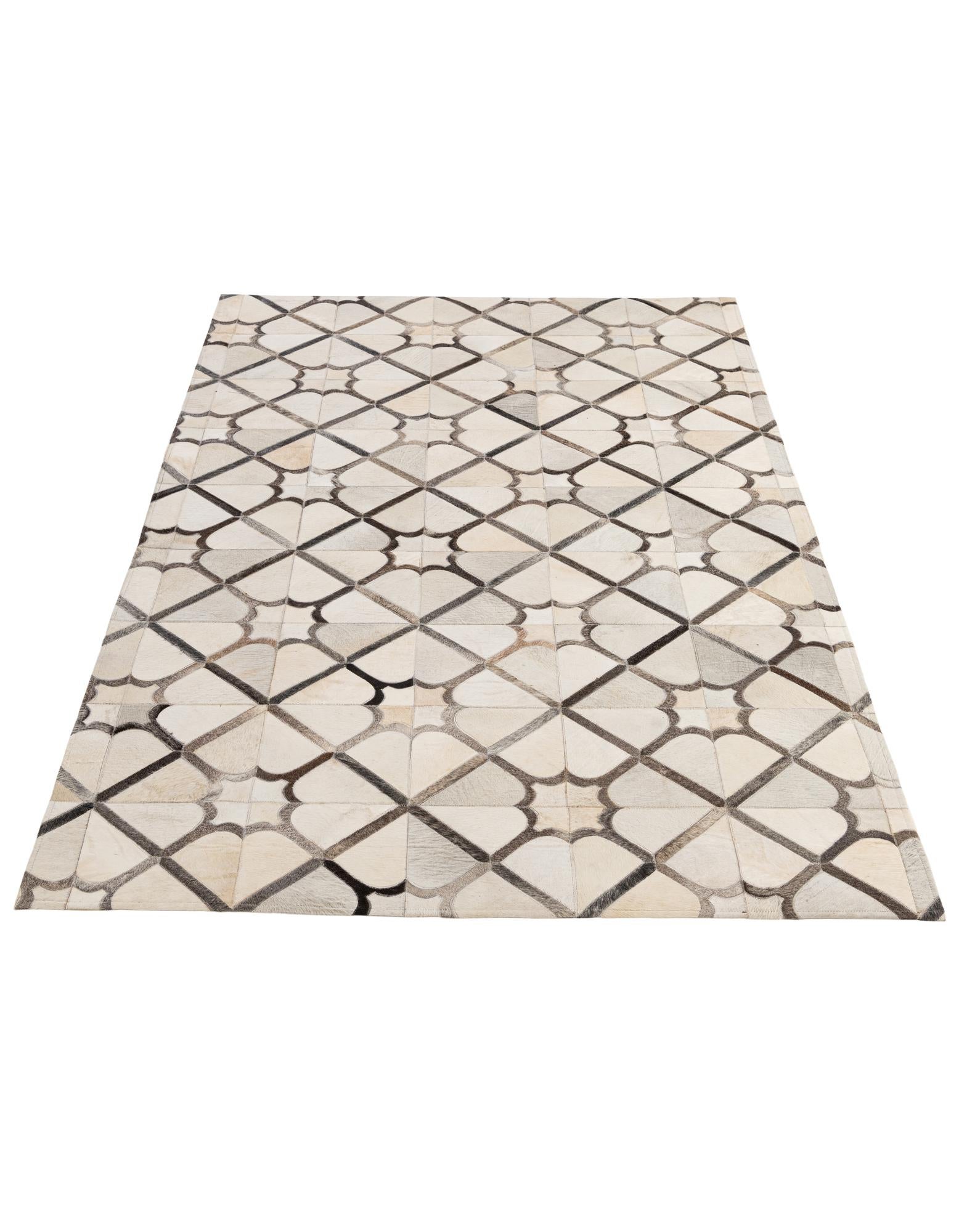 5' x 7' 11 Cowhide - Patchwork Rug