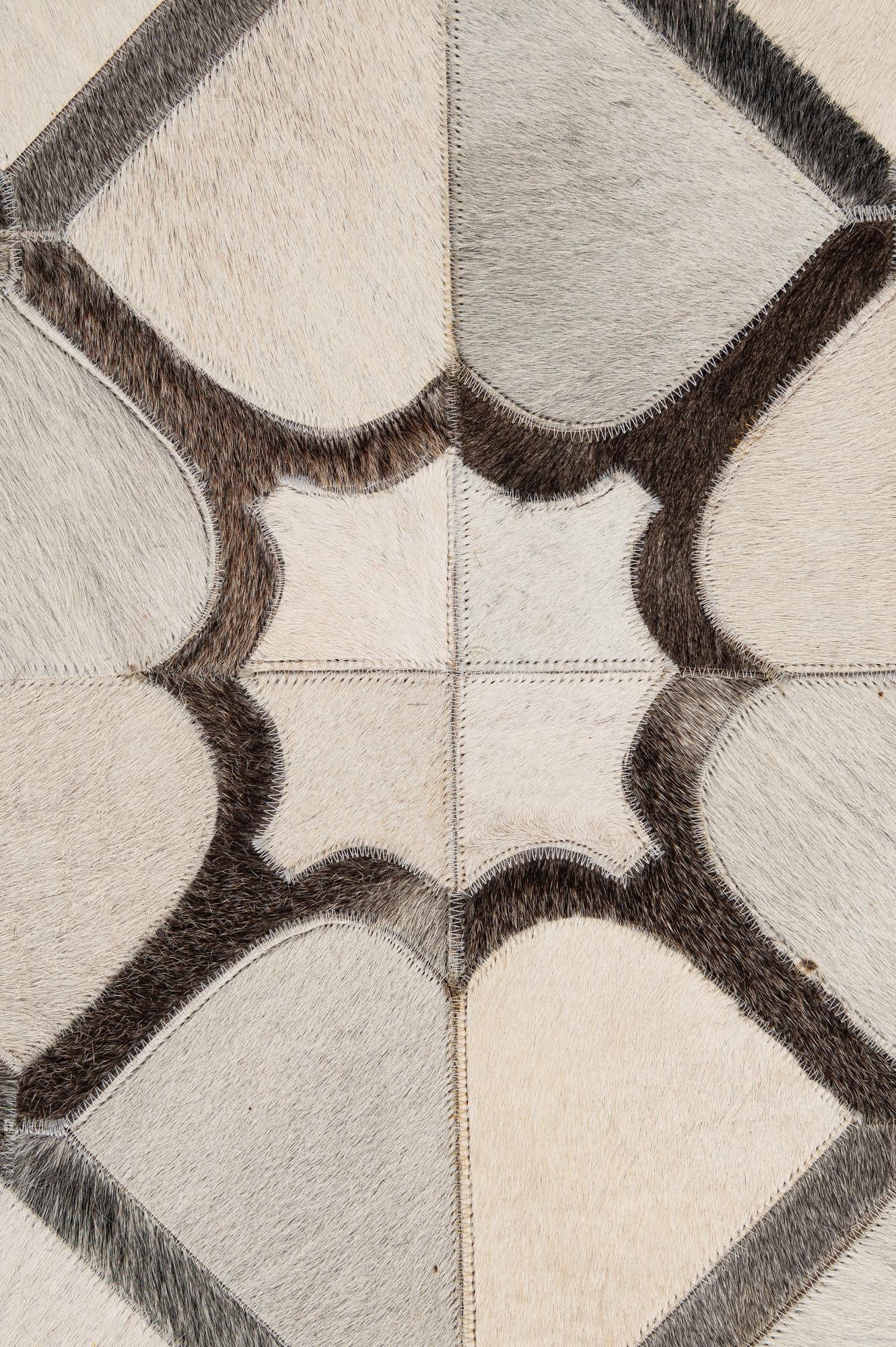 5' x 7' 11 Cowhide - Patchwork Rug