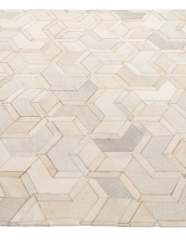 Detail image of 5' 1 x 7' 11 Cowhide - Patchwork Rug