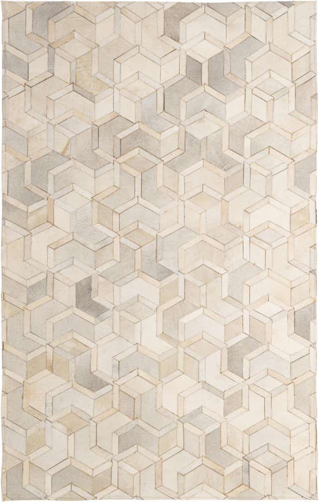 5' 1 x 7' 11 Cowhide - Patchwork Rug