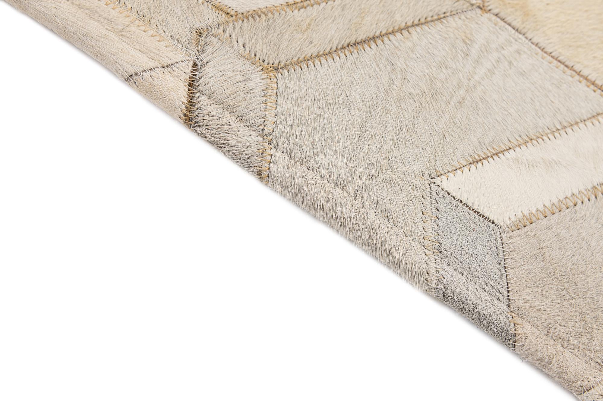 4' 11 x 7' 11 Cowhide - Patchwork Rug