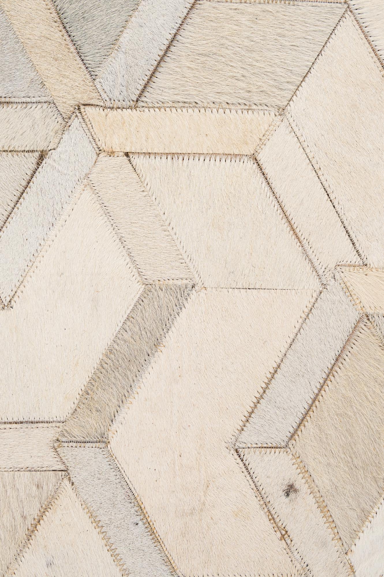4' 11 x 7' 11 Cowhide - Patchwork Rug