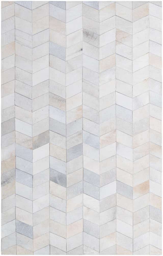 5' 1 x 8' Cowhide - Patchwork Rug