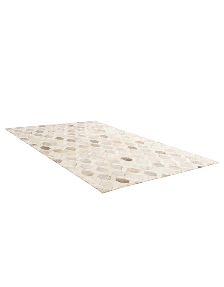Detail image of 4' 11 x 8' 1 Cowhide - Patchwork Rug