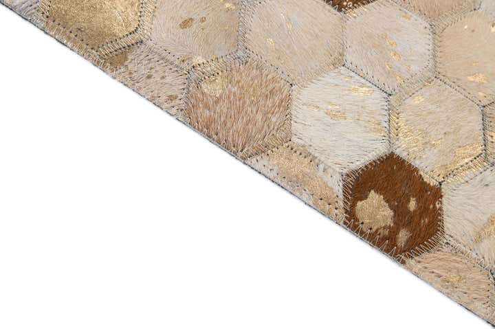 5' 1 x 7' 11 Cowhide - Patchwork Rug