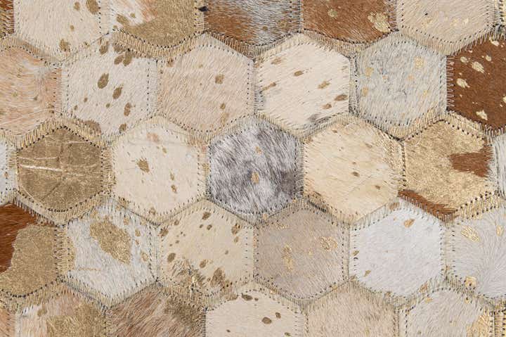 5' 1 x 7' 11 Cowhide - Patchwork Rug