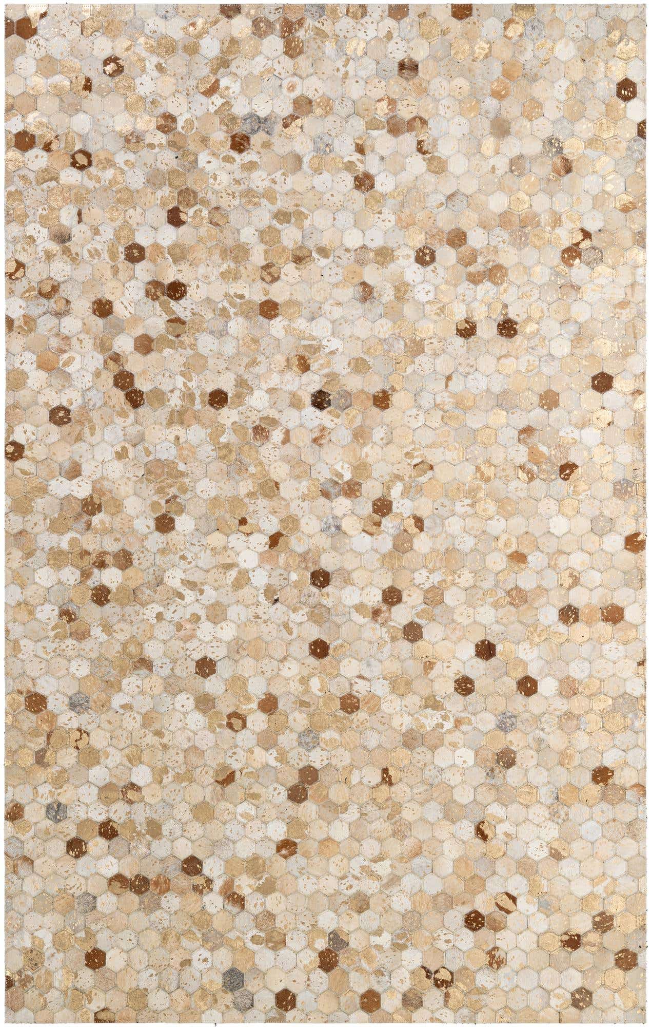 5' 1 x 7' 11 Cowhide - Patchwork Rug