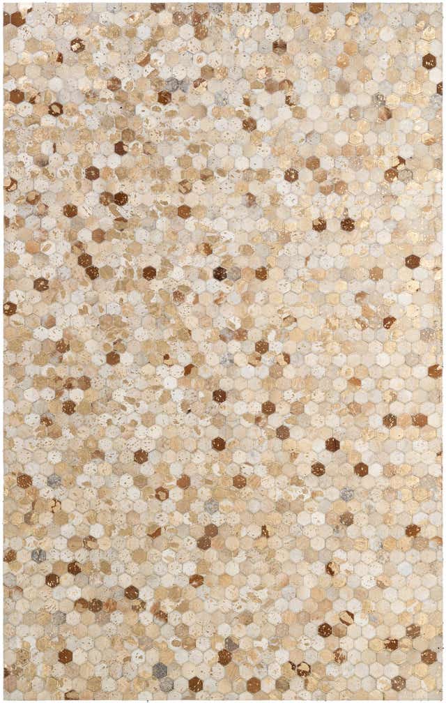 5' 1 x 7' 11 Cowhide - Patchwork Rug